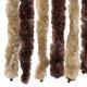   Insect Screen Curtain and Light Brown Chenille   Insect Screen Curtain and