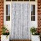   Insect Screen Curtain and Light Brown Chenille   Insect Screen Curtain and