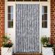   Insect Screen Curtain and Light Brown Chenille   Insect Screen Curtain and