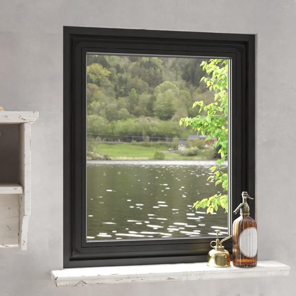   Magnetic Insect Screen for Windows Anthracite   Magnetic Insect Screen for