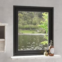   Magnetic Insect Screen for Windows Anthracite   Magnetic Insect Screen for