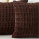 Modern Minimalist Corduroy Wheat-Grain Pattern Sofa Cushion Cover