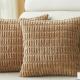 Modern Minimalist Corduroy Wheat-Grain Pattern Sofa Cushion Cover