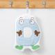 Coral Fleece Cute Cartoon Hanging Hand Towel