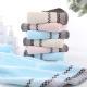 Home Daily Use Solid-Colored Satin-Trimmed Pure Cotton Towel