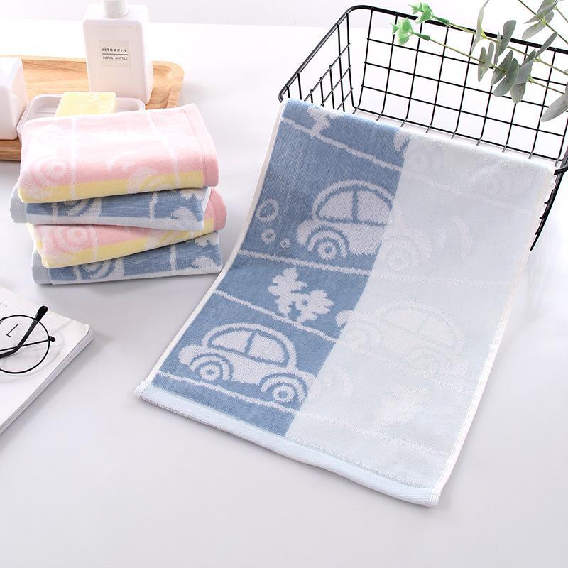 Household Daily-use Soft Absorbent Pure Cotton Jacquard Childrens Towel