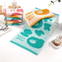 Soft Absorbent Pure-cotton Cartoon Jacquard Childrens Towel