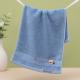 Childrens Cute Cotton Solid-color Absorbent Washcloth