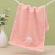 Childrens Cute Cotton Solid-color Absorbent Washcloth