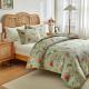 Cotton Flower Four-Piece Bed Sheet  Duvet Cover  And Fitted Sheet Set For Bedding