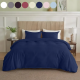 Serta Simply Clean Solid Duvet Cover King