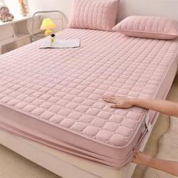 Thick Dustproof Non-slip Four Seasons Universal Quilted Fitted Sheet