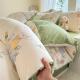 Super Soft Glutinous Clouds Cotton Four-piece Set Washed