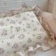 Korean-style Floral Cotton Gauze Pillowcase