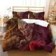 3D Digital Print Three Or Four-Piece Skull Pillowcase And Duvet Cover Set