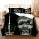 3D Digital Print Three Or Four-Piece Skull Pillowcase And Duvet Cover Set