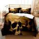 3D Digital Print Three Or Four-Piece Skull Pillowcase And Duvet Cover Set