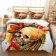 3D Digital Print Three Or Four-Piece Skull Pillowcase And Duvet Cover Set