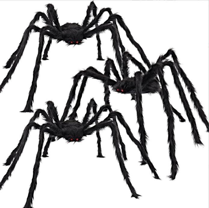 Black spider decoration-150cm-1 piece - Option1