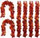 Autumn Decorative Rattan-B Maple Leaf-1 pack - Option1