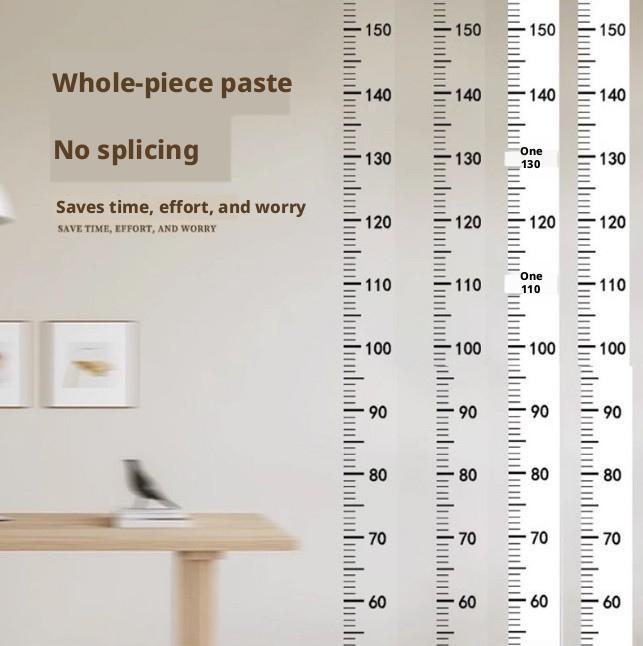 Height wall sticker-transparent version-200cm-1 piece - Option1