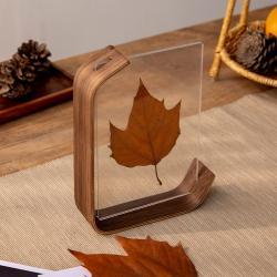 Desktop Desk Calendar With A Double-sided Acrylic Photo Frame