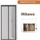 Soft Screen Window Curtain Magnetic Stripe Summer Door Curtain With Velcro Pushpin