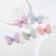 DIY Handmade Double-layer Mesh Laminate Double Diamond Mesh Floral Print Butterfly Jewelry Headdress