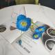 Creative Colorful Silk Fabric Artificial Flowers