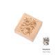 Fresh And Retro Flower Wooden Stamp Artistic Flower Notebook Diy Decorative Material Wooden Seal