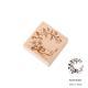 Fresh And Retro Flower Wooden Stamp Artistic Flower Notebook Diy Decorative Material Wooden Seal