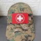 Red Cross Badge Medical First Aid Patch IR Reflective Embroidered Cloth Stickers