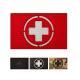 Red Cross Badge Medical First Aid Patch IR Reflective Embroidered Cloth Stickers