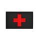 Red Cross Badge Medical First Aid Patch IR Reflective Embroidered Cloth Stickers
