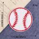 Computer Embroidery Towel Embroidery Baseball Cloth Label