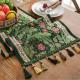 Yiman Qiyun Spring Table Runner Botanical Long Table RunnerJacquard Living Room Tea Runner