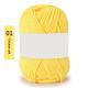 50-gram White-label Milk Cotton Yarn