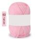 50-gram White-label Milk Cotton Yarn