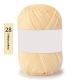 50-gram White-label Milk Cotton Yarn
