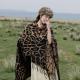 New Leopard-Print Tassel Shawl AutumnWinter Travel Faux Cashmere Knitted Scarf