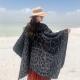 New Leopard-Print Tassel Shawl AutumnWinter Travel Faux Cashmere Knitted Scarf