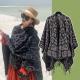New Leopard-Print Tassel Shawl AutumnWinter Travel Faux Cashmere Knitted Scarf