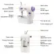 Electric Sewing Machine Portable 2 Speed Overlock Foot W/ Foot Pedal LED Light