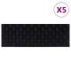   Stair Mats 5 pcs. 25x75 cm Rubber