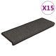   Self-Adhesive Stair Mats, Sisal Look, 15 Pieces, 65x  