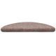   Self-Adhesive Stair Treads, 15 Pieces, 56x Light Brown, Semicircular