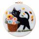 Embroidered Flower Cat Bird Rabbit Series Material Package
