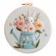Embroidered Flower Cat Bird Rabbit Series Material Package