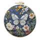 Embroidery Diy Butterfly Handmade Cloth Art Material Kit Kit