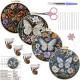 Embroidery Diy Butterfly Handmade Cloth Art Material Kit Kit